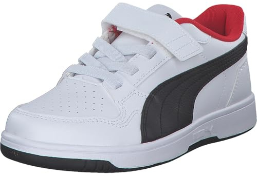 PUMA REB-L AC+ PS Sneaker, White Black-for All TIME RED, 23 EU