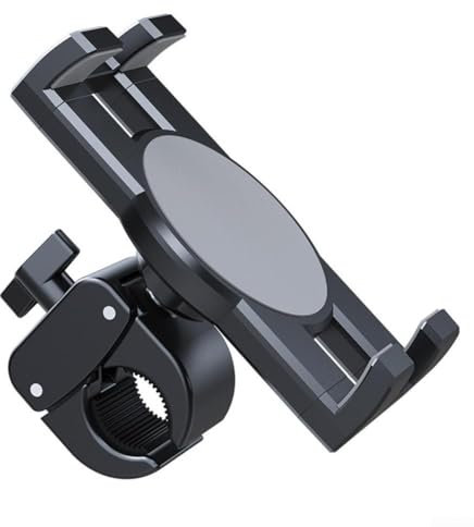 PETSTIBLE Tablet Holder, 115-245mm Stationary Bike Phone Tablet Mounts Are Available For Treadmills(Gray)