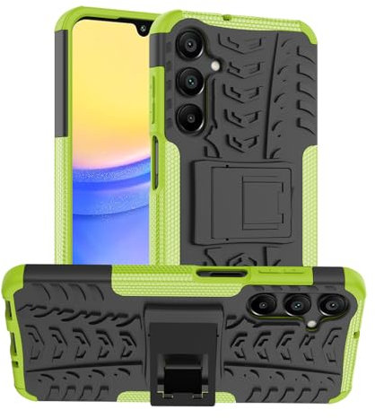SEAHAI Hülle für Samsung Galaxy A16 5G/4G, Militärstandard Strapazierfähig Robust Handyhülle Outdoor Stoßfest Handy Case Schutzhülle mit Stabilem Ständer - Grün