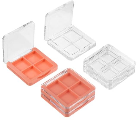 MUSISALY 6-TLG Kosmetikkoffer Für Lidschattenpaletten Leere Aufbewahrungsbox Geeignet Zum Reisen Und Täglichen Gebrauch