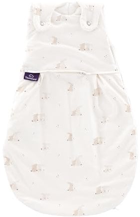 TRÄUMELAND – LIEBMICH Babyschlafsack 3-teiliges Set Hophop Bunny beige | atmungsaktiver Babyschlafsack | 2.5 TOG | mitwachsender Ganzjahresschlafsack für Sommer und Winter |Öko-Tex 100 zertifiziert