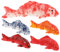 DOITOOL Realistische Fische Deko：5 Stück Künstliche Fische Für Teich Künstliche Aquarium DIY-Tankdekoration Aquarium-Ornament