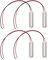 Create idea Lot de 4 Moteurs de Vibration sans Noyau CC 1,5 V ~ 5 V Micro-Moteurs étanches pour Brosse à Dents électrique Et Masseur DIY 7 X 24 Mm