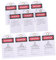 ERINGOGO 10 Stück Warnlabel Schlüssel sperren Geräte-Tags Sperretiketten Sicherheitsausrüstung Bausatz -Tag-Kits Warnschilder Hängeetiketten nicht betätigen Sperrkennzeichen PVC