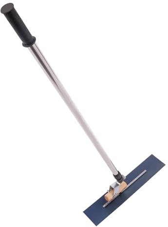 Paleta de hormigón y flotador de toros con varilla telescópica para alisar suelos de hormigón y cemento, ideal para obras de construcción y carreteras