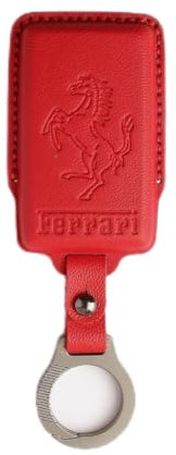 QWZWFC88 Portachiavi Auto per Ferrari, Sicuro Resiste Leggero Portachiavi per Uomini e Donne Accessori Auto,Red