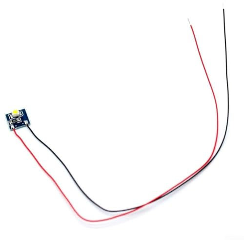 Set di 2 luci LED bianche calde versatili per scala HO/OO per modellini di trenini