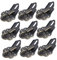SHINEOFI 1set Vintage Furniture Locks Antique Jewelry Box Buckles Durable Cabinet Fittings Easy Installation for Modern Vintage Furniture Sturdy Material for Use 10pcs