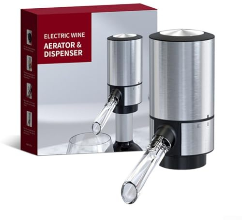 Automatic Electric Wine Aerator Dispenser Pump for Enhancing Wine Aroma and Flavor at Parties