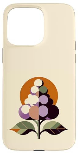 Retro Lilla Custodia per iPhone 15 Pro Max