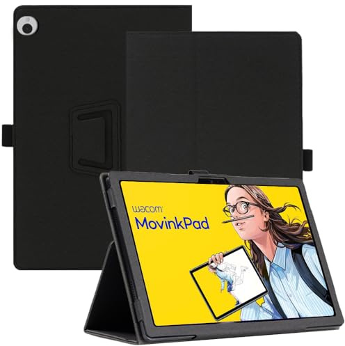 AKNICI Tablet Hülle für Wacom MovinkPad 11 Grafiktablett 11 Zoll, PU Leder Abdeckung Klappständer Case Cover Schutzhülle mit Handschlaufe Magnet für Wacom MovinkPad 11