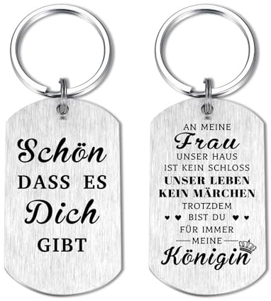 Yobent Ehefrau Geschenke zum Muttertag, Geburtstagsgeschenke Schlüsselanhänger Hochzeitstag Feschenke für Frauen von Ehemann, Ich liebe dich Geschenk für Sie