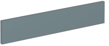 Vicco Küchenfront R-Line, Blau-Grau, 59.6 x 11.2 cm Möbelfront für den Herdumbauschrank, passend für R-Line Küchenschränke zur einfachen Montage