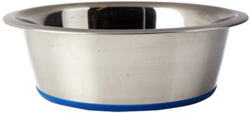 Classic Pet Products Non-Slip Stainless Steel Dish (1600 ml - 215 mm, 8.5 inch Diameter Dog Bowl)