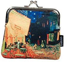 Fridolin Porte-Monnaie à Fermoir Clic Clac Van Gogh Café de Nuit, 10 cm, Multicolore