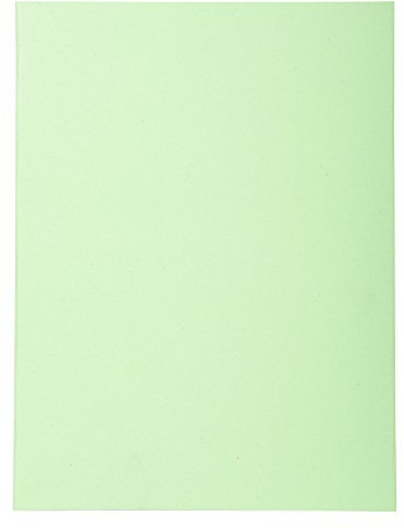 Exacompta 420013E 100er Pack Aktendeckel Forever® 170 g/m2 Aus Recycling-Karton für DIN A4 Blauer Engel ideal für die lose Blatt-Ablage intensivgrün Sammelmappe Dokumentenmappe
