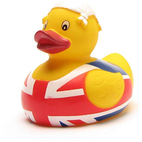 DUCKSHOP I Union Jack - Badeente I Quietscheente I L: 11 cm