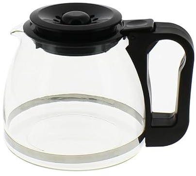 Verseuse conique noire avec couvercle adaptable A05BLACK pour Cafetière - Expresso broyeur