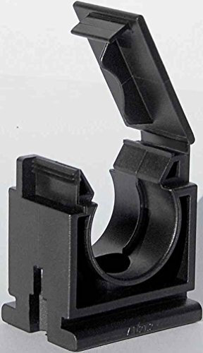 Flexa Schlauchhalter RQS AD15.8sw - Polyamid, Schwarz, 15,8 mm, 50er Pack