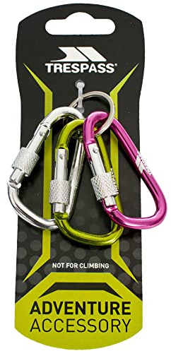 Trespass Lock X Carabiner Keyring Set