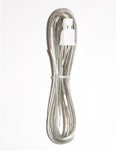 1x WHITE (3meters) New Genuine SONY Speaker Cord Wire Cable With Connector 183621011 Home Cinema Theater For DAV-HDX500 HCD-HDX500 DAV-DZ150K HCD-DZ150K DAV-HDX285 HCD-HDX285 BDV-T10 HCD-T10