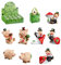 24 Glücksbringer Figuren Display Schornsteinfeger Glücksschweinchen
