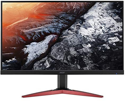 Acer KG251Q Fbmidpx 24,5 Full HD (1920 x 1080) TN 144Hz Monitor con tecnologia AMD Radeon FreeSync (Display Port, HDMI e DVI), nero UM.KX1AA.F03