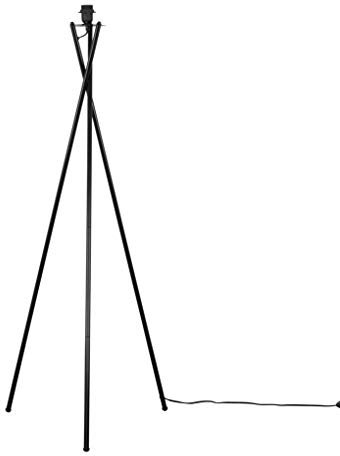MiniSun | Modern Gloss Black Metal Floor Lamp Base | Floor Lamps & Torchieres, Home Décor & Improvement Essential