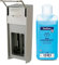 Medi-Inn Wandspender Eurospender Aluminium gebürstet kurzer Armhebel 500 ml + Bode Sterillium 500 ml