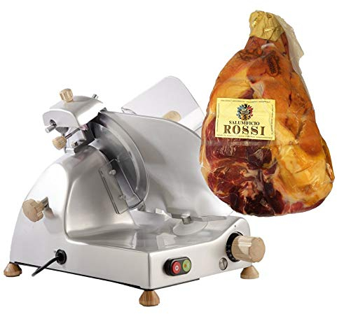 FAC - Special Bundle - Curvy C220 Slicer AF - Wood pomoli + Parma Ham 24 Months Whole Included in The Price