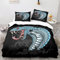 YXWHY Tier Coole Schlange bettwäsche 155x220cm Kinder Erwachsene,3D Druck Duvet Cover Mikrofaser Snake bettwäsche-Set Junge Mädchen,Bettdekoration Cartoon Schlange Bettbezug und 2 Kissenbezügen