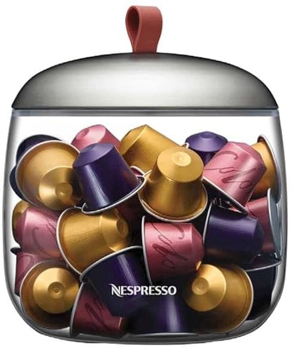Nespresso LUME Mia Kapseldispenser | Elegante Aufbewahrung Kaffeekapseln | Fassungsvermögen ca. 60 Kapseln