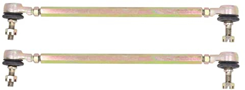 2 Stück 250 mm Kugelgelenk Spurstange 10 mm Gewinde Lenkung Stahllegierung Montage für 125 Quad Dirt Bike ATV Go Kart