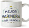 MUGFFINS Tazas para MARINERA mujer - En Español - Mejor del Mundo - 11 oz / 330 ml - Regalo original y divertido