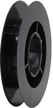 Nobily Mini Gurtscheibe, für 40mm Achtkantwellen, für 14mm Gurtbreite, Durchmesser der Scheibe 114mm
