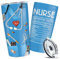 wowcugi Nurse Gifts Trinkbecher aus Edelstahl, doppelt vakuumisoliert, Reise-Kaffeetasse, 473 ml, Weihnachten, Abschlussfeier, RN CNA, LNP, Krankenschwester, Wertschätzungsgeschenk, für Damen und