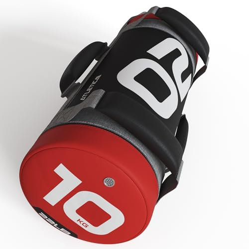 Atletica Power Bag | 5-25 kg | Premium-Qualität | Vielseitiges Functional Training Equipment | Außenhülle aus ultrastabilem PVC | Metallsand-Füllung Größe 10 kg