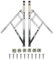 Genius® 20 (500mm) Retrofit UPVC Window Friction Stay Hinges Top Hung/Side Hung (One Pair)