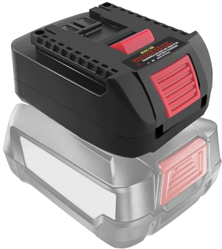 Akku Adapter für Bosch 18V,für Bosch 18V PBA PSB PSR Li-Ion Akku auf fürBosch GBA 18V Li Elektrowerkzeug Akku Konverter(Keine Batterie)