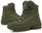 5.AA B666 Plüschfutter Stiefel Herren Wanderschuhe Trekkingschuhe Armee Combat Tactical Boots Verschleißfest rutschfeste Outdoor Einsatzstiefel Für Maenner Frauen Grün 43EU