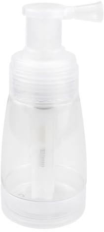 UPIQNG Powder Spray Bottle Refillable Barber Powder Blower with Nozzle Pump Portable Empty Dry Powder Sprayer Hair Fiber Applicator Home Salon Accessories,180ml
