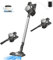 Bowose Akku-Staubsauger, 15000pa 140W Handstaubsauger für Haus, Hartholzboden, Teppich, Haustierhaare, 5-stufige Filtrierung, 40Min Laufzeit, 6-in-1 Leichter Schnurloser Staubsauger