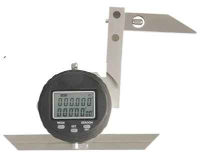MUHM Digitales Winkelmesser-Lineal, 0–360 Grad, Winkellineal, Winkelmesser, Goniometer, Messgerät, Winkelsucher, Holzbearbeitungs-Messwerkzeuge