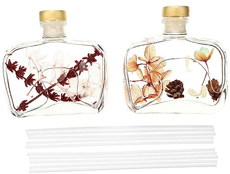 Warmhm 2stücke Aromadiffuser Mit Ätherischen Ölen Elegante Luftbefeuchter Für Badezimmer Und Wohnräume Jasmine Und Duft Für Aromatherapie Und Raumduft