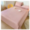 Winter Bettlaken Warm Thermo Fleece Betttuch Kuschelig Weich Flauschig Laken Leintuch Haustuch Mikrofaser ohne Gummizug vielen Größen und Farben (Color : Pink A, Size : 245x250cm)