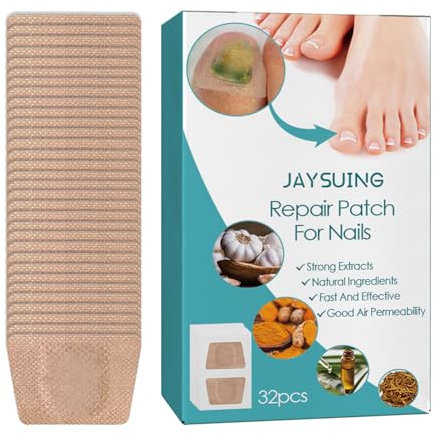 Fungal Nail Treatment - Nail Repair Patches - Nail Fungus Treatment for Toenail - Toe Nail Patches for Gently Effectively Nail Care - Restores Healthy Nails(1 Box 32pcs)