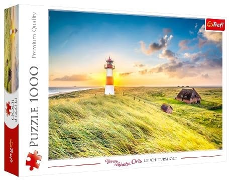 Genieße entspannte Stunden mit dem Puzzle1000 Teile Leuchtturm auf Sylt - List