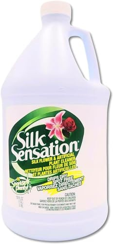 Sparkle Plenty Silk Sensation für künstliche Pflanzen – Staub- und Reinigungsspray für künstliche Pflanzen & Blumen – Nachfüllpackung für Seidenpflanzenreiniger Spray No Wipe – Seidenblumen