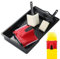 Kit De Bordure À Peindre 4 Pièces Tondeuse Pour Coin Mural Tampon Peinture, Pinceaux Peinture D'angle En Latex Avec Poignée, Coupe Bordure Portable Avec Tampons Éponge Remplacement