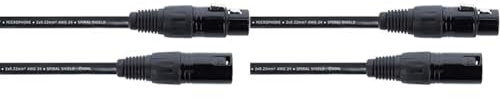 Cordial Cable ECL EM0.5FM Cable Microfono Elements simétrico XLR (Paquete de 2)